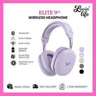 VF Elite 9 BT Wireless Headphones Deep Bass with Bluetooth 6.0 24H Playtime & AUX Support