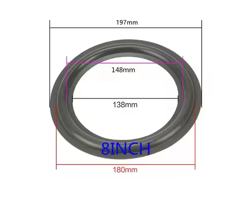 GHXAMP 8 INCH 197mm 180mm 148mm 138mm Loudspeaker Foam Suspension Repair 1Pairs