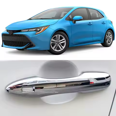 Chrome Door Handle Cover Trims For Toyota Corolla Cross Touring bZ4X Subaru Solterra Suzuki Swace (2