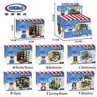 【SG Seller】Mini Building Blocks HOME Furniture decoration Compatible with Lego Building Blocks Early Education Toy