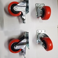 Roda Pu Caster RHJ Tw 3" (2 rem 2 hidup )