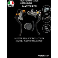 Master brake Agv Rcs19 Corsa Corta Set 1 tube BSmoke + UniversalKiri Vixion, Cb, Cbr, R15, R25, Ninj