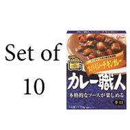 【10入組】Glico 咖哩職人 香辣雞肉咖哩（辣味）