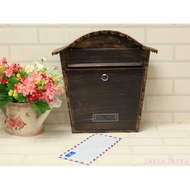 Retro Brushed Gold Mailbox Wrought Iron Supermarket Pick-Up Shopee Limited To 1 Suggestion Box Good 