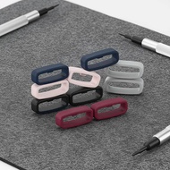 (Hanaya) 10Pcs Silicone Watch Band Retainer Keepers Soft Strap Holder Loops Fit 18-22mm for Fitness 