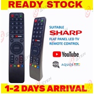 SHARP LED/Android TV /Smart TV Remote Control 289 Compatible With GB326WJSA, GB238WJSA,GB105WJSA, GA806WJSA, GA840WJS..