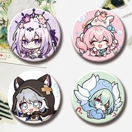 Game Honkai Star Rail Anaxagoras Cipher Castorice Cute Badge Button Brooch Pins Cosplay Collection T