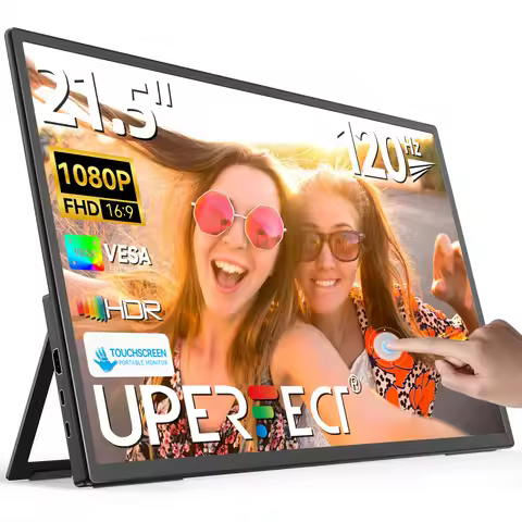 UPERFECT 21 Inch Touch Portable Monitor 120HZ Large Gaming Display With HDMI Type C External Screen