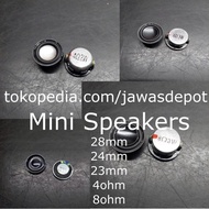 Mini Audio Speakers 28Mm 24Mm 23Mm 4Ohm 8Ohm 2W 3W Full Range