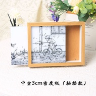 With Touch Lighting Picture Frame Photo Frame Table Creative Luminous Night Light Hollow Picture Fra