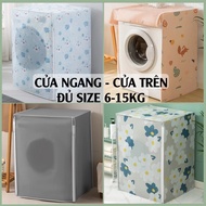 Front Load Washing Machine Cover, Top Load 6-15kg, Waterproof Washing Machine Cover