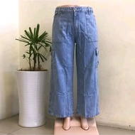 Best quality cargo pants women's seluar cargo perempuan cargo jeans plus size