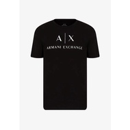 Armani Exchange AX Armani Exchange Men Logo Lettering Round Neck T Shirt