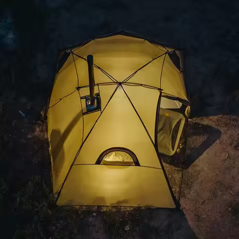 Naturehike Camping Tent 1-2 Person 4 Season Tent Ultralight Windproof Rainproof Tent 15D Nylon Outdo