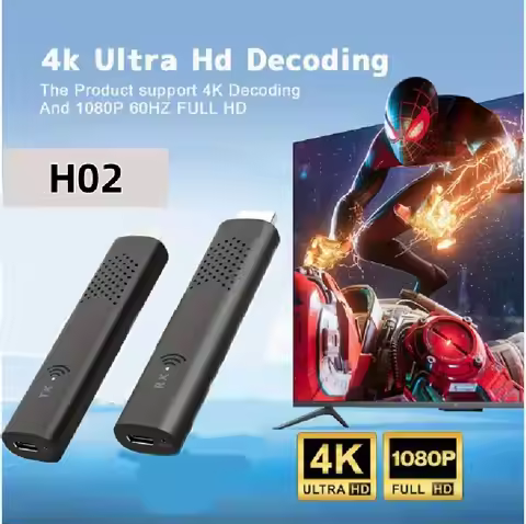 Dcolor Wireless HD Transmitter and Receiver 1080P 60Hz HD Extender Kit for Media Streaming, Maximum 
