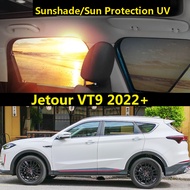 Magnet Car Window Shade Sunshade for Jetour VT9 2022+ Car Accessories Car Curtains Sun Protection UV