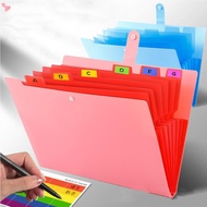Expanding File Folder, 7 Pockets Accordion File Organizer, A4 Letter Size Paper Document Receipt Org