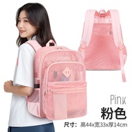 2025 Mesh Hollow Backpack Large Capacity Backpack Heavy-Duty Mesh Breathable Storage Bag