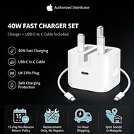 Apple 40W USB-C Adapter iPhone PD Fast Charging Charger Type C Charger iPhone Adapter Cable Type c F