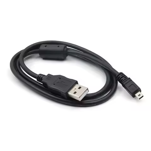 USB to Mini 8pin Digital Camera Cable for Nikon Olympus Sony Casio Sanyo Fuji Panasonic Mobile Phone
