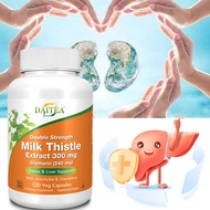 Milk Thistle Detox and Liver Support Supplement - Contains Artichoke and Dandelion - Supports liver function and overall health