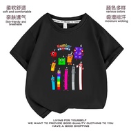 Korea Korea 2026 Foreign Trade Numberblocks Numberblocks Children's Clothing Clothes Short-Sleeved t