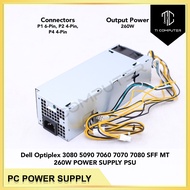 Dell Optiplex 3080 5090 7060 7070 7080 SFF MT 260W Refurbished Power Supply PSU