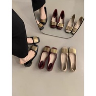 Return OD QC square-soled women's shoes