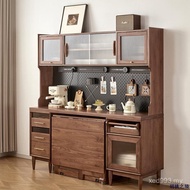 One Dining Table Black Walnut Solid Wood Cherry Wood North American Storage Storage Multifunctional 