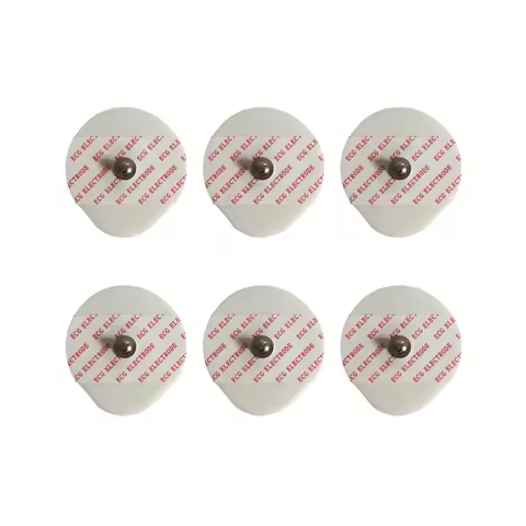 50 Pieces Each Bag 4346 MM Disposable ECG Electrodes Medical Electrode Patch EKG Accessories Non-wov