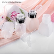 【BRSG】 Nail Polish Remover Bottle UV Gel Press Bottle Nail Art Clean Empty Pump Liquid Hot