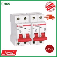Himel 6 Series MCB 2 Pole C 6/4.5KA 230V (Bundle of 2 pcs)