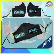 ♞Customized Axie Infinity Adjustable Ear Loop Neoprene Face Mask