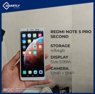 Hp bekas Xiomi Redmi Note 5 Pro 4/64 Second Anti service