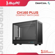DEEPCOOL CH160 Plus mATX PC Case (Black)