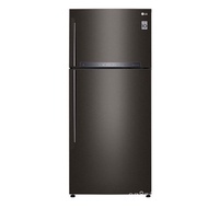 LG Fridge 2 Door 516L GN-H602HXHC Inverter Refrigerator GNH602HXHC ( Black Steel ) Peti Sejuk 冰箱