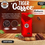 เมล็ดกาแฟคั่วบด อาราบิก้า 100% Tiger Coffee ระดับคั่วเข้มมาก ขนาด 5 กิโลกรัม ส่งตรงจกดอยปางขอน