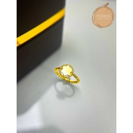 Fledios Cincin Emas 916 Cincin Emas 916 Cincin Emas 916 Tulen 916 Gold Ring Original 916 Ring Cincin