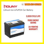 HOUNY 12.8V 80Ah Lithium Car Battery | S95 135D26L | 750CCA | LiFePO4 | Lightweight | Long Life