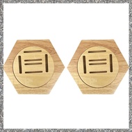 [feidan33.ph] Hexagonal Wooden Medal Display Stand - Sports Award Storage & Wall Decor