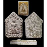 Thai Amulet Lanna White Phra Khunpaen Prikuman Pim srong hna (double face) Wat Lahanlai Lp Tim Lp Sin B.E 2557 C.E 2014