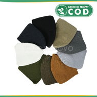Peci Rajut YAMAN Tebal Polos Pria Dewasa Kopiah Sholat Knit Haji Hadramaut Premium Turki Rosal Hitam