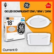 GE LED DOWNLIGHT 13W / 18W / 24W  ( 5" / 6" / 8" ) ( ROUND / SQUARE ) RECESSED LED DOWNLIGHT LAMPU S