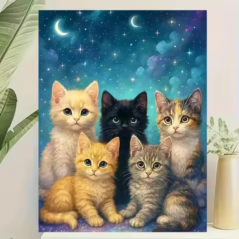 500 1000 1200 2000pcs New 2026 Cat Animal Jigsaw Puzzle For Adults Home Decor Creative Gift Family C