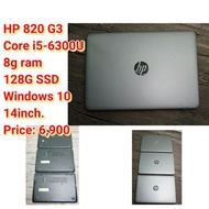 HP 820 G3Core i5-6300U