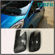 TGBFH Car Styling For Honda Fit Jazz 2008-2013 GE6 GE8 Door Side Wing Rearview Mirror Cover Cap Housing Replace Auto Accessories HFVGF