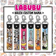 Labubu Keychain Cute Keychain Couple Matching Keychain Custom Nama Diy Name Customized Keychain