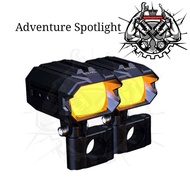 EMS Adventure Spotlight Foglight Universal Flashing Mode Touring NO HORN FLASHING