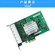 6口網卡PCI-EX4千兆六口FU務器電口網卡inteli350芯 i350-T6網卡