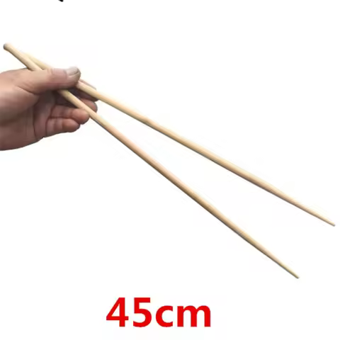 45cm long big hot pot noodles chopsticks restaurant chef used Wooden bamboo japanese fried chopstick